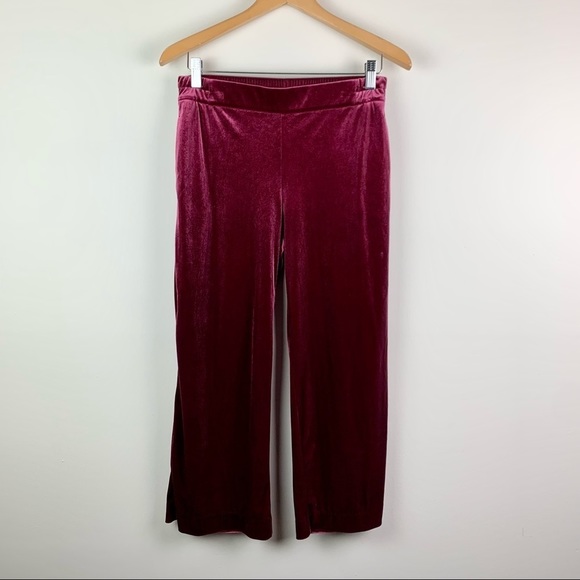 Old Navy Wide Leg Soft Velvet Pants S - Picture 2 of 9